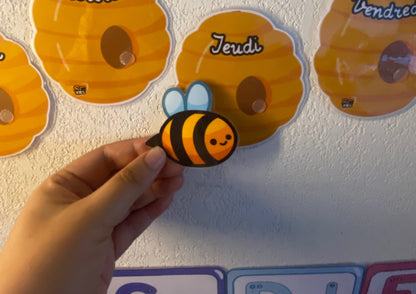 Kit Miela 🐝.Apprendre les jours de la semaine
