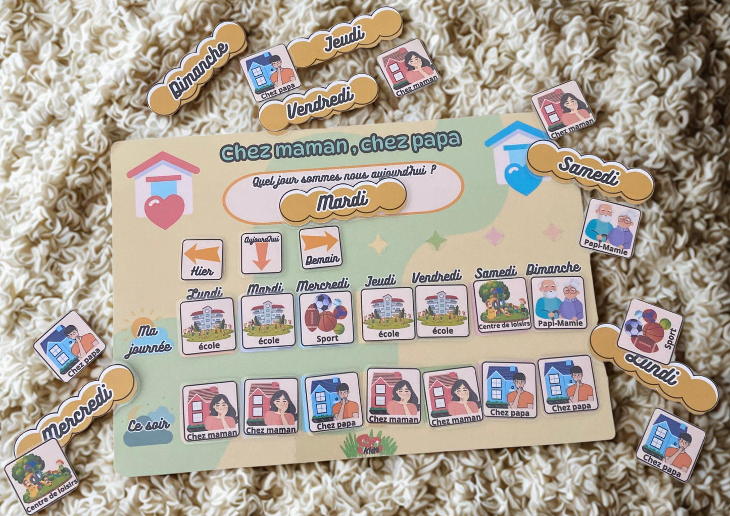 Routine "chez papa maman"